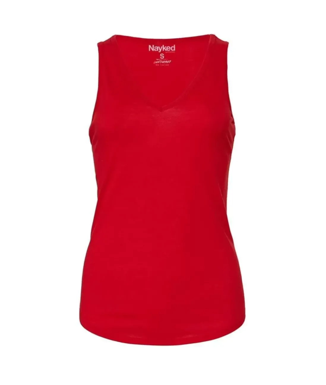 Women Nayked Apparel Tops>Women'S Ridiculously Soft Lightweight Flowy V-Neck Tank Top