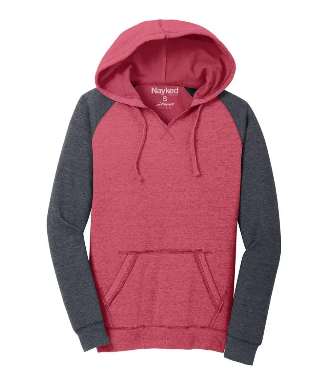 Women Nayked Apparel Tops>Women'S Ridiculously Soft Raglan Fleece Hoodie