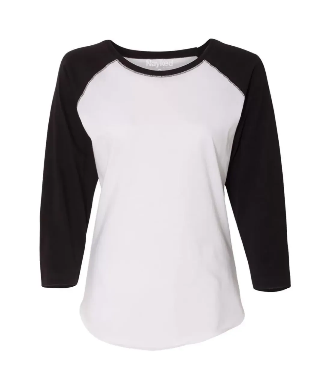 Women Nayked Apparel Tops>Women'S Ridiculously Soft Midweight Baseball Tee