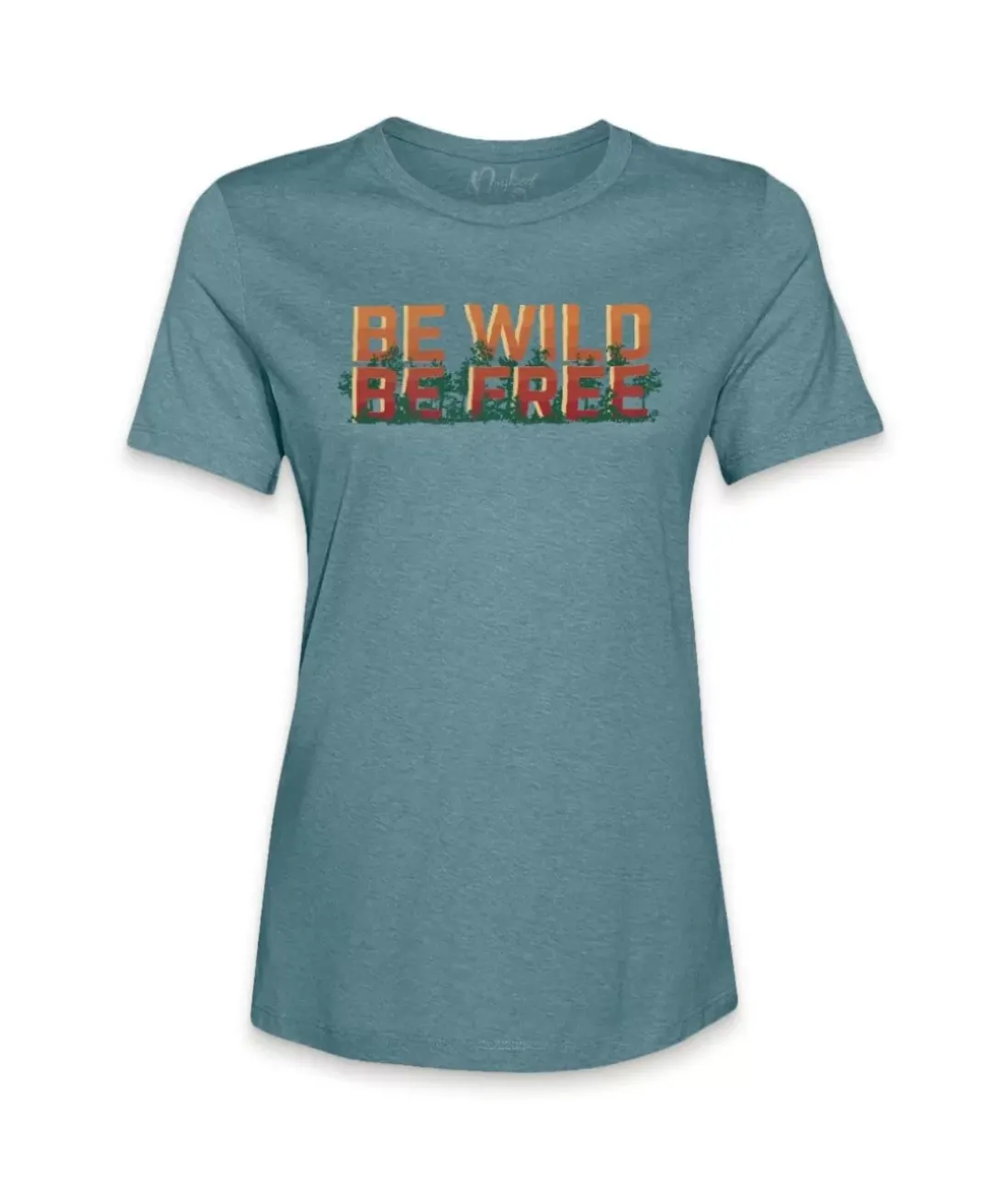 Women Nayked Apparel T-Shirts>Women'S Ridiculously Soft Midweight Graphic Tee | Be Wild, Be Free