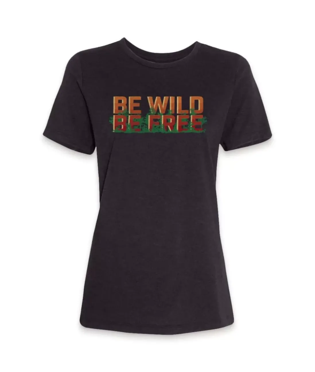 Women Nayked Apparel T-Shirts>Women'S Ridiculously Soft Midweight Graphic Tee | Be Wild, Be Free