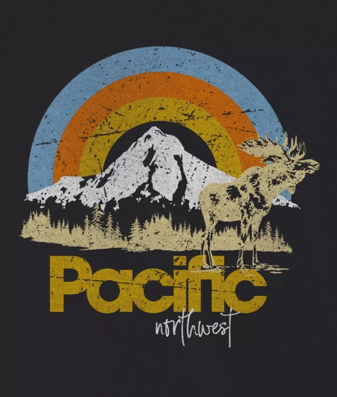 Women Nayked Apparel Tops>Women'S Ridiculously Soft Graphic Oversized Pullover Sweatshirt | Pacific Northwest