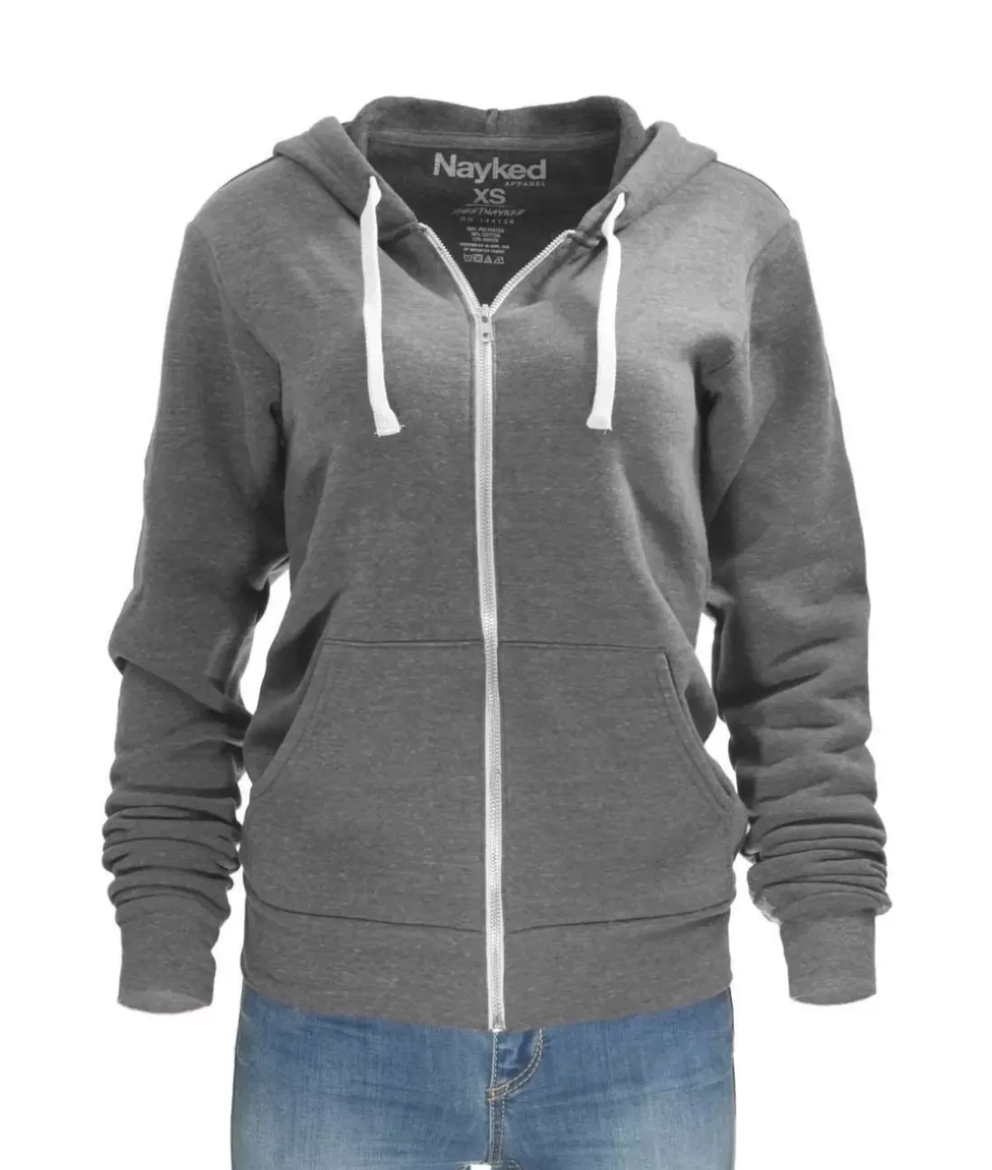Women Nayked Apparel Tops>Women'S Ridiculously Soft Oversized Fleece Full-Zip Hoodie