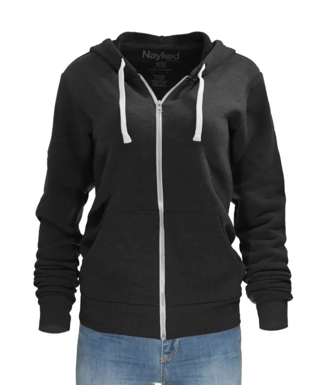 Women Nayked Apparel Tops>Women'S Ridiculously Soft Oversized Fleece Full-Zip Hoodie