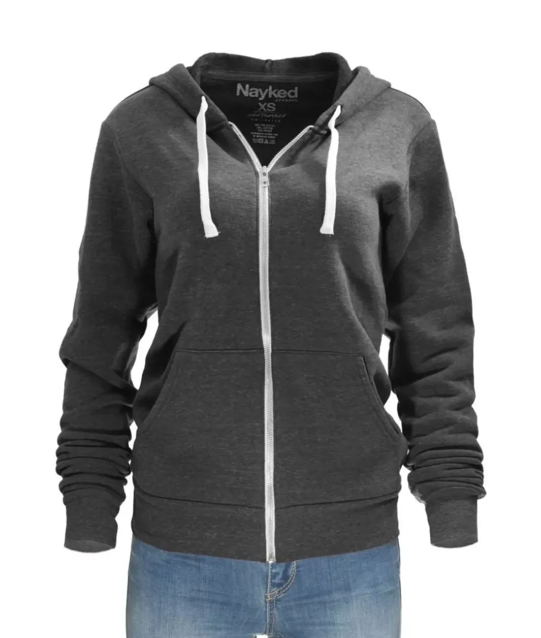 Women Nayked Apparel Tops>Women'S Ridiculously Soft Oversized Fleece Full-Zip Hoodie