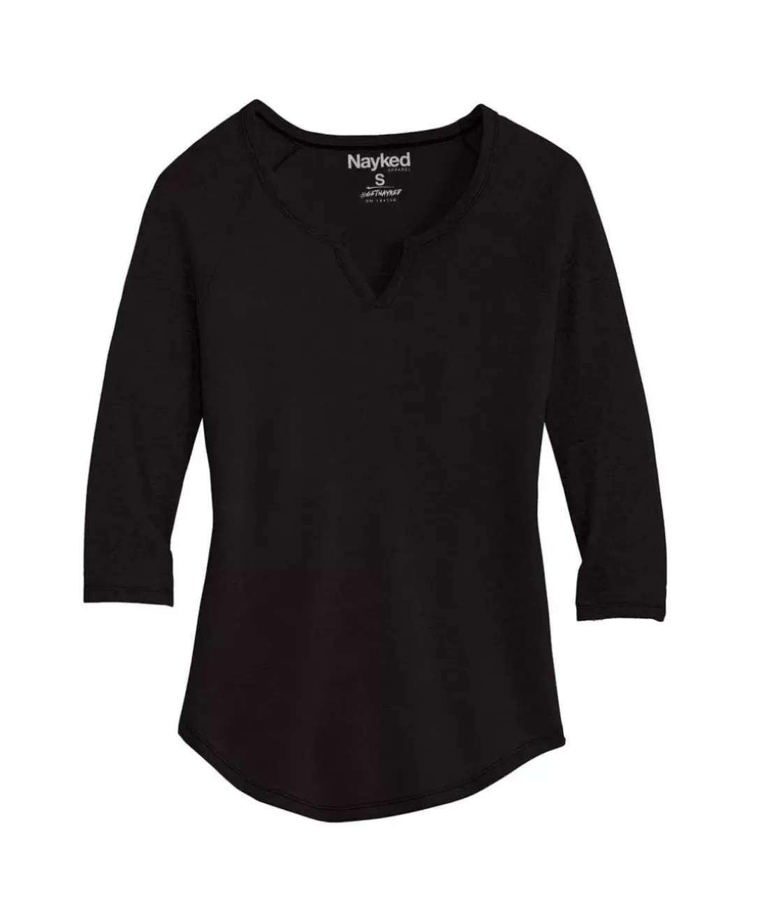 Women Nayked Apparel T-Shirts>Women'S Ridiculously Soft Vintage Raglan Baseball T-Shirt