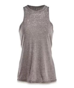 Women Nayked Apparel Athleisure>Women'S Ridiculously Soft Burnout High Neck Tank Top