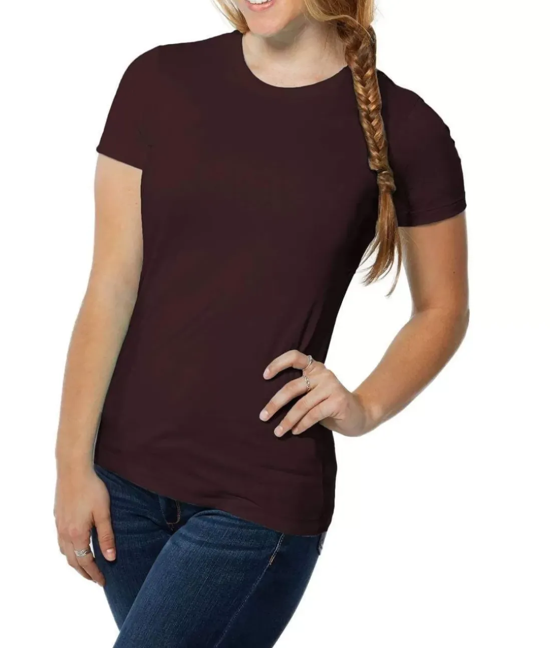 Women Nayked Apparel T-Shirts>Women'S Ridiculously Soft Boyfriend Crew T-Shirt