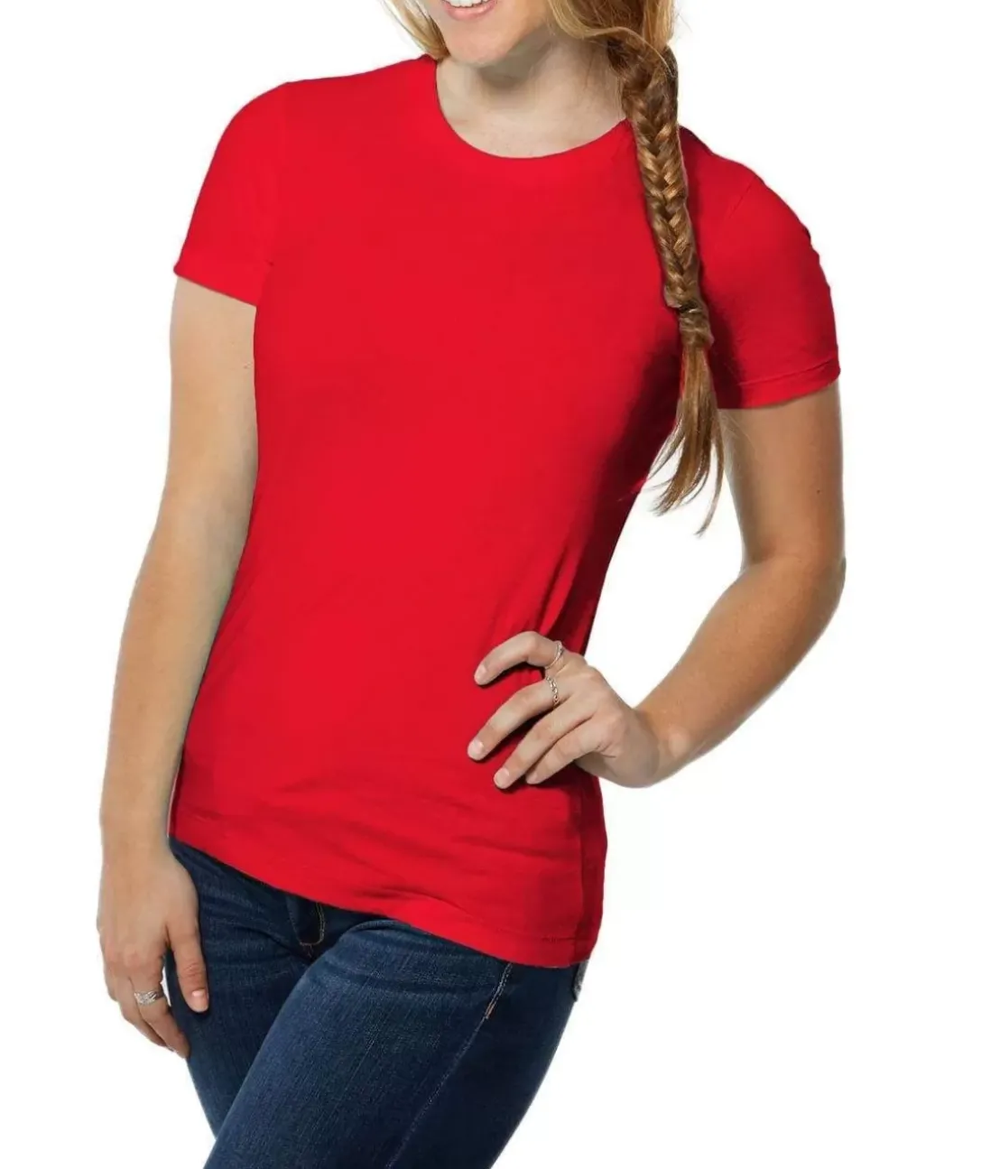 Women Nayked Apparel T-Shirts>Women'S Ridiculously Soft Boyfriend Crew T-Shirt