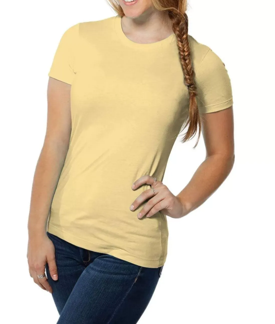 Women Nayked Apparel T-Shirts>Women'S Ridiculously Soft Boyfriend Crew T-Shirt