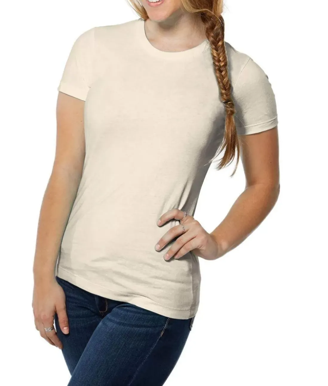 Women Nayked Apparel T-Shirts>Women'S Ridiculously Soft Boyfriend Crew T-Shirt