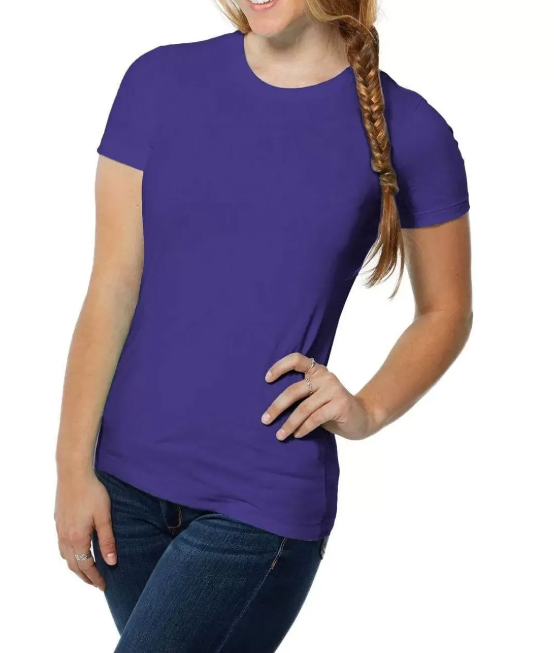 Women Nayked Apparel T-Shirts>Women'S Ridiculously Soft Boyfriend Crew T-Shirt