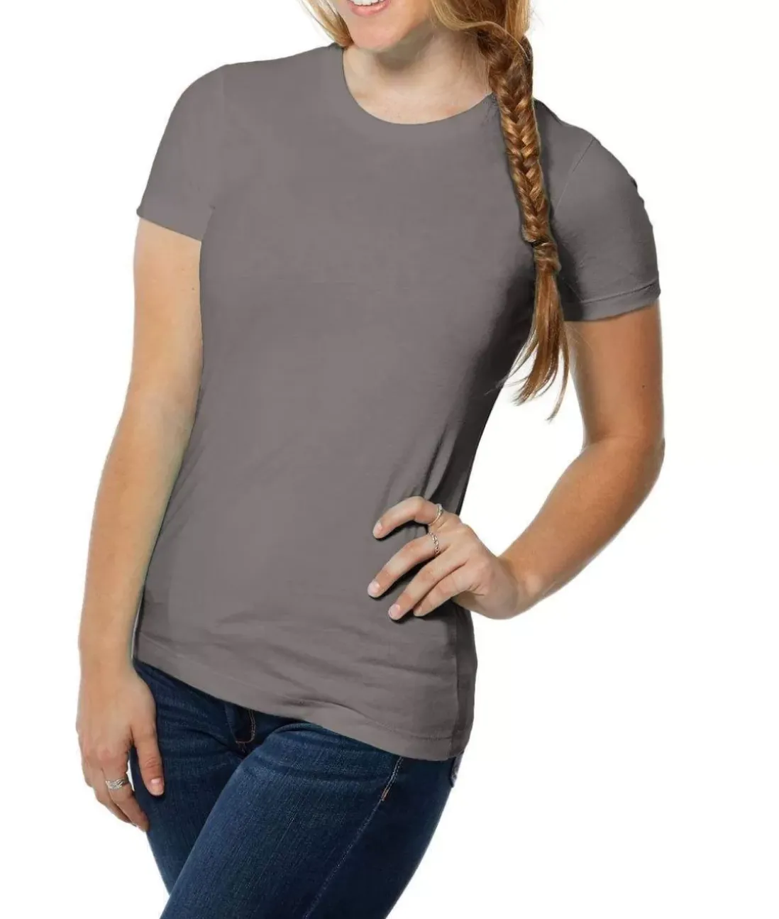 Women Nayked Apparel T-Shirts>Women'S Ridiculously Soft Boyfriend Crew T-Shirt