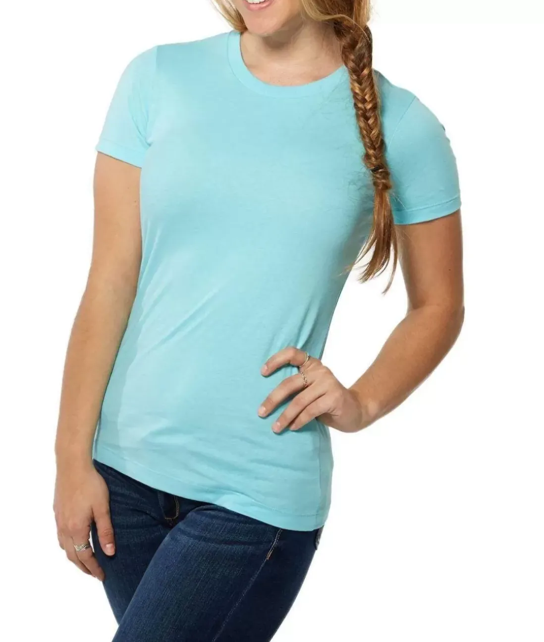 Women Nayked Apparel T-Shirts>Women'S Ridiculously Soft Boyfriend Crew T-Shirt