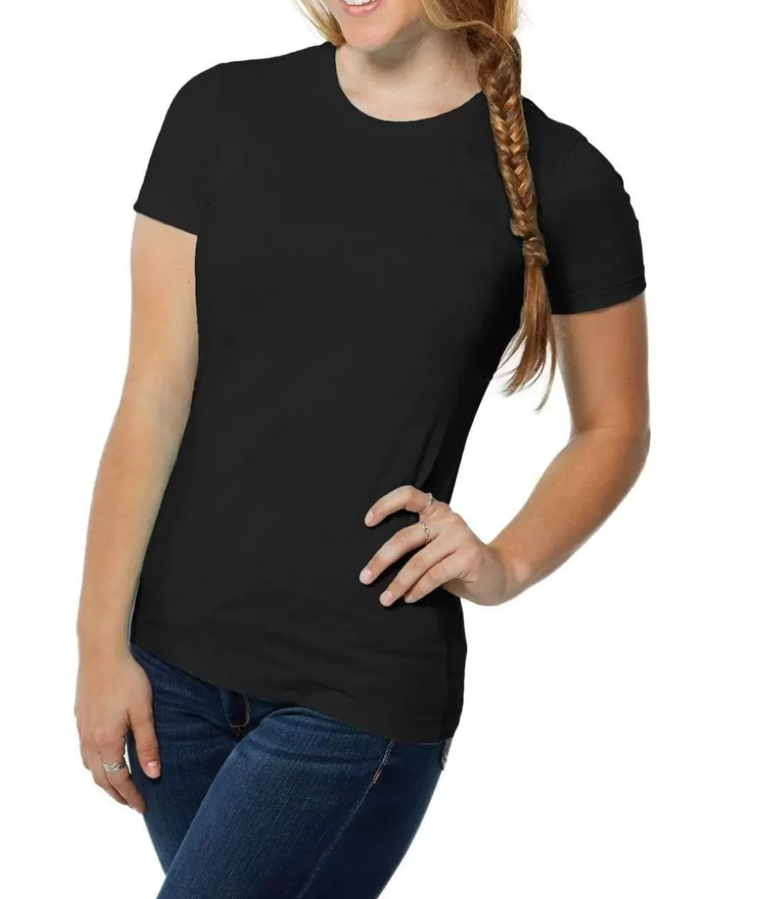 Women Nayked Apparel T-Shirts>Women'S Ridiculously Soft Boyfriend Crew T-Shirt