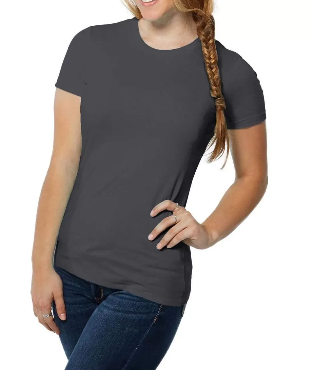 Women Nayked Apparel T-Shirts>Women'S Ridiculously Soft Boyfriend Crew T-Shirt