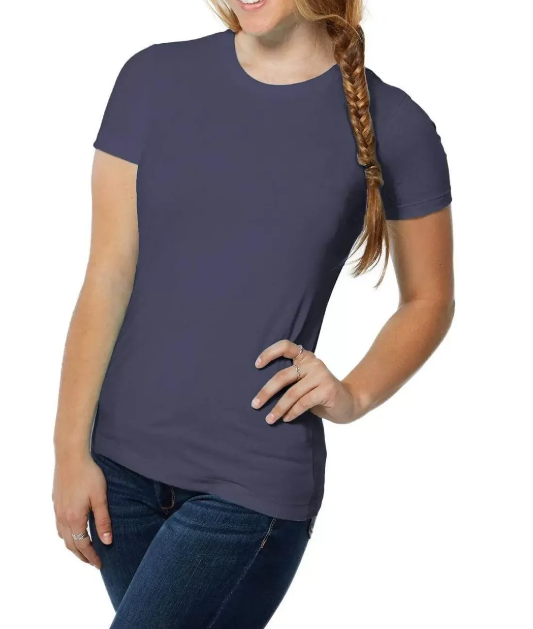 Women Nayked Apparel T-Shirts>Women'S Ridiculously Soft Boyfriend Crew T-Shirt