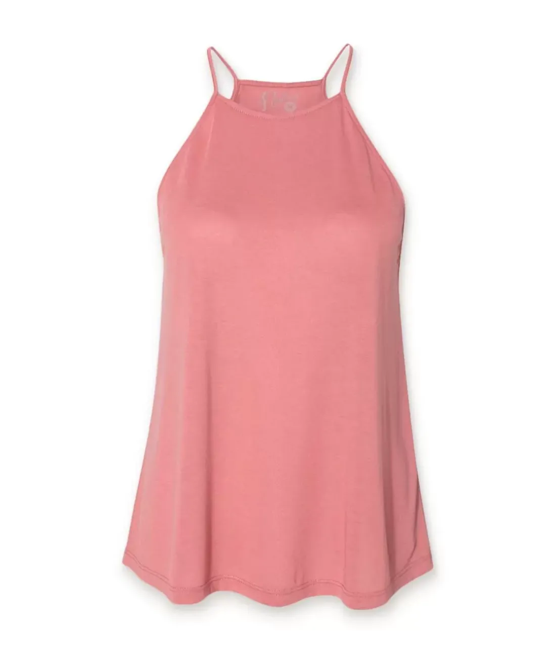 Women Nayked Apparel Tops>Women'S Ridiculously Soft Lightweight Flowy High Neck Tank Top