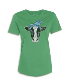 Women Nayked Apparel T-Shirts>Women'S Ridiculously Soft Graphic Tee | Cow