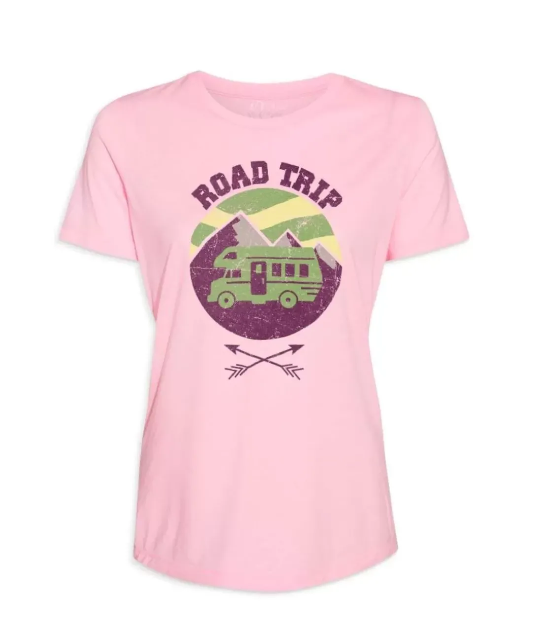 Women Nayked Apparel T-Shirts>Women'S Ridiculously Soft Graphic Tee | Road Trip