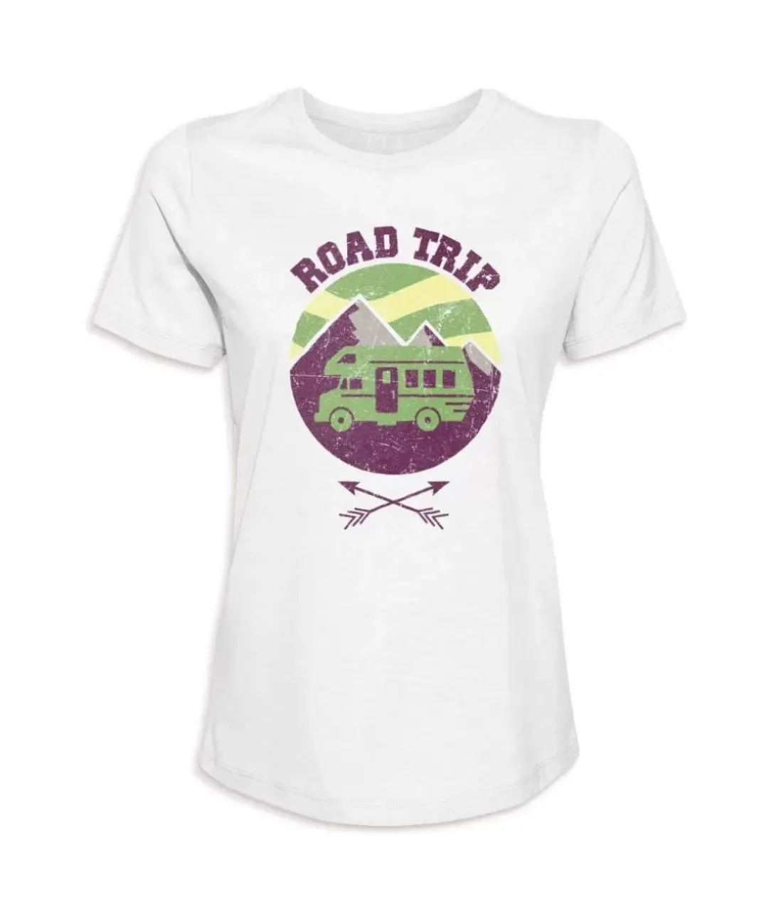 Women Nayked Apparel T-Shirts>Women'S Ridiculously Soft Graphic Tee | Road Trip