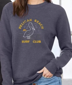 Women Nayked Apparel Hoodies & Sweatshirts>Women'S Ridiculously Soft Graphic Sweatshirt | Pelican Beach