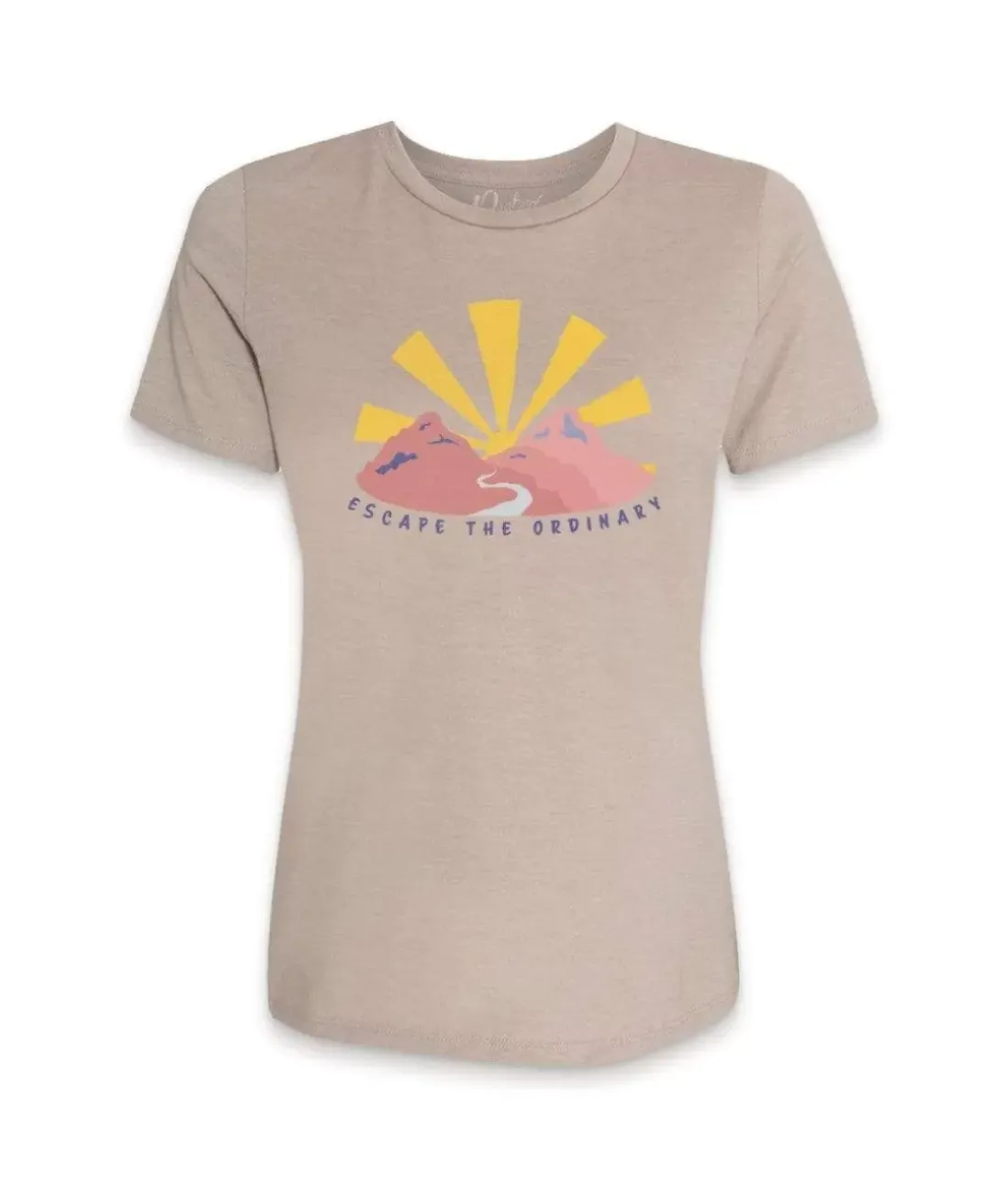 Women Nayked Apparel T-Shirts>Women'S Ridiculously Soft Midweight Graphic Tee | Escape The Ordinary