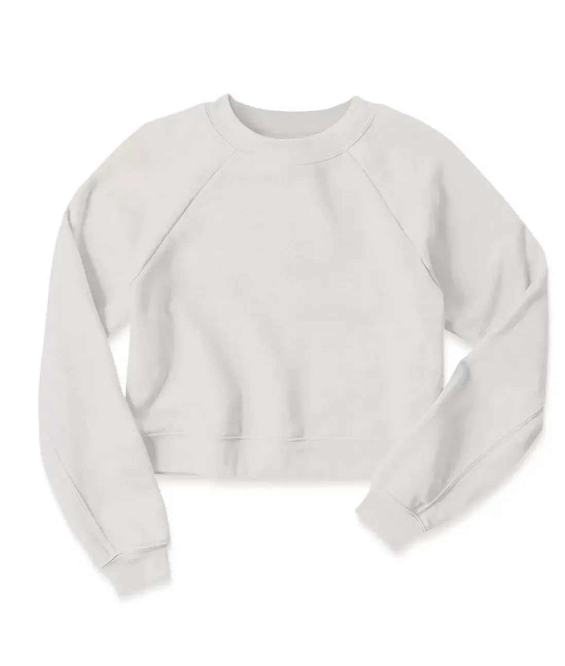 Women Nayked Apparel Hoodies & Sweatshirts>Women'S Ridiculously Soft Raglan Abbreviated Crop Pullover