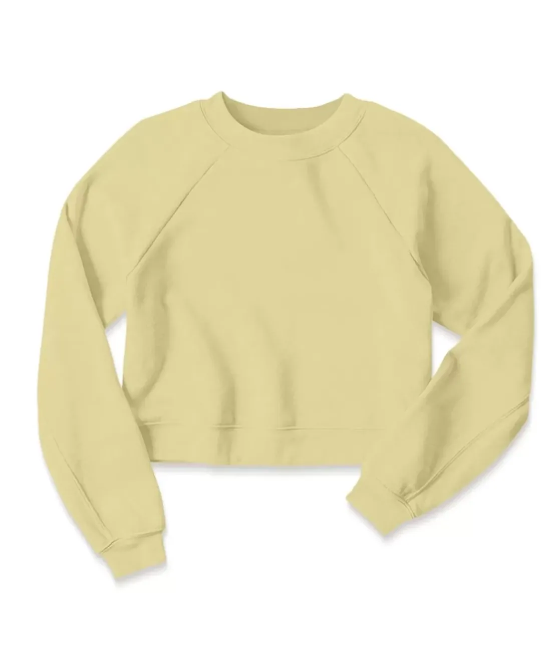 Women Nayked Apparel Hoodies & Sweatshirts>Women'S Ridiculously Soft Raglan Abbreviated Crop Pullover