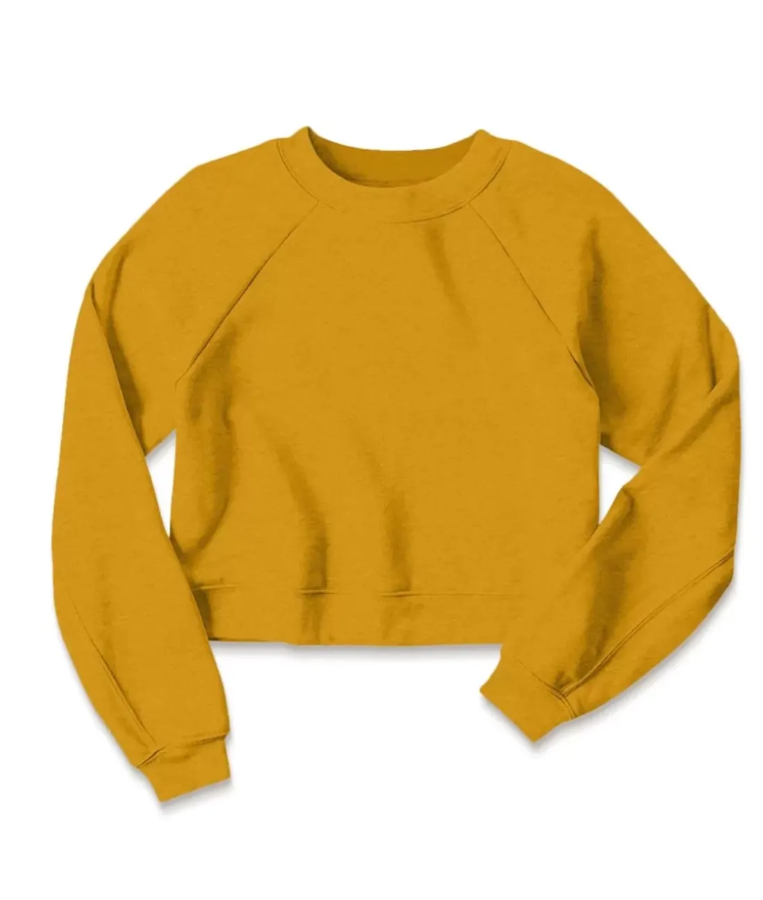 Women Nayked Apparel Hoodies & Sweatshirts>Women'S Ridiculously Soft Raglan Abbreviated Crop Pullover