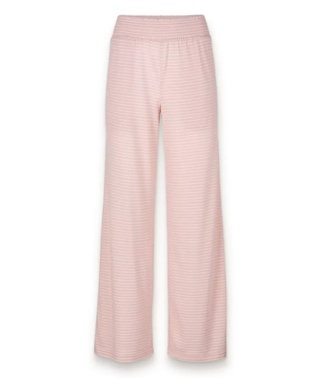 Women Nayked Apparel Bottoms Skirts & Dresses>Women'S Ridiculously Soft Shirred Wide Leg Fine Line Striped Lounge Pants