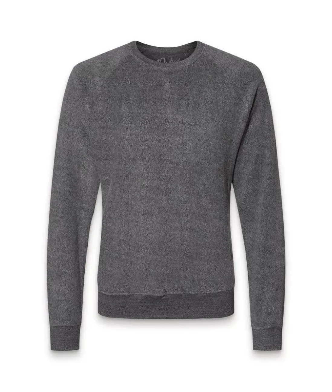 Women Nayked Apparel Athleisure>Women'S Ridiculously Soft Inside Out Crew Neck Pullover Sweatshirt