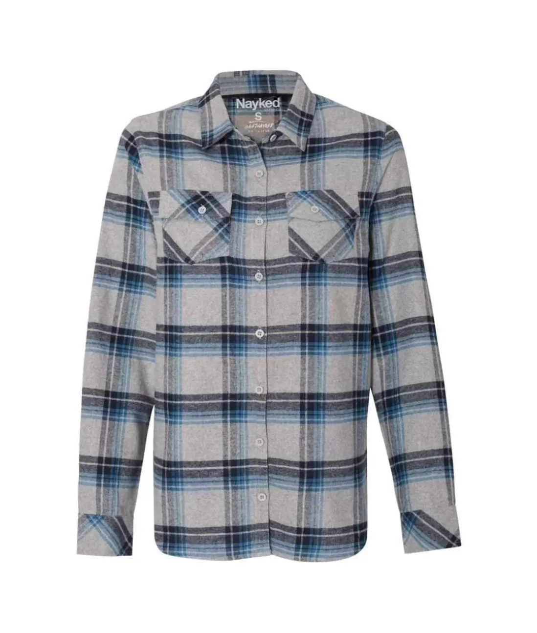 Women Nayked Apparel Tops>Women'S Ridiculously Soft Flannel Boyfriend Shirt