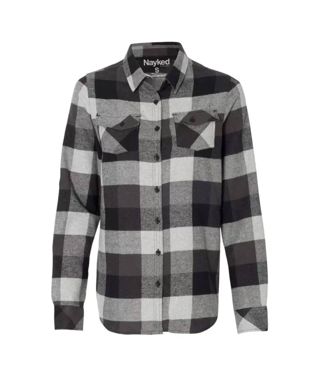 Women Nayked Apparel Tops>Women'S Ridiculously Soft Flannel Boyfriend Shirt