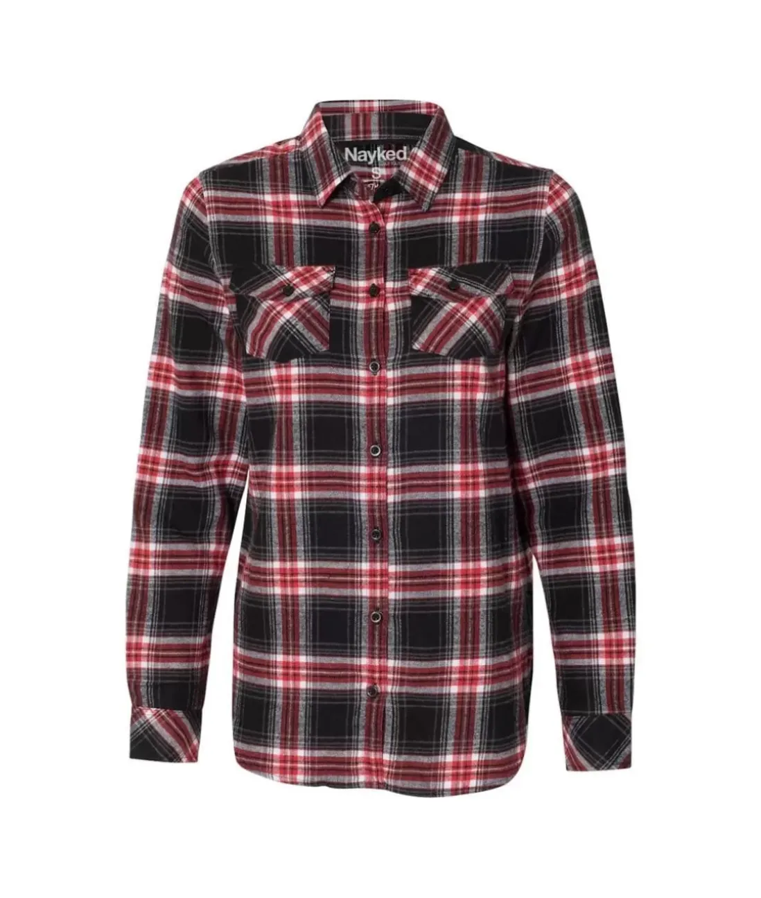 Women Nayked Apparel Tops>Women'S Ridiculously Soft Flannel Boyfriend Shirt