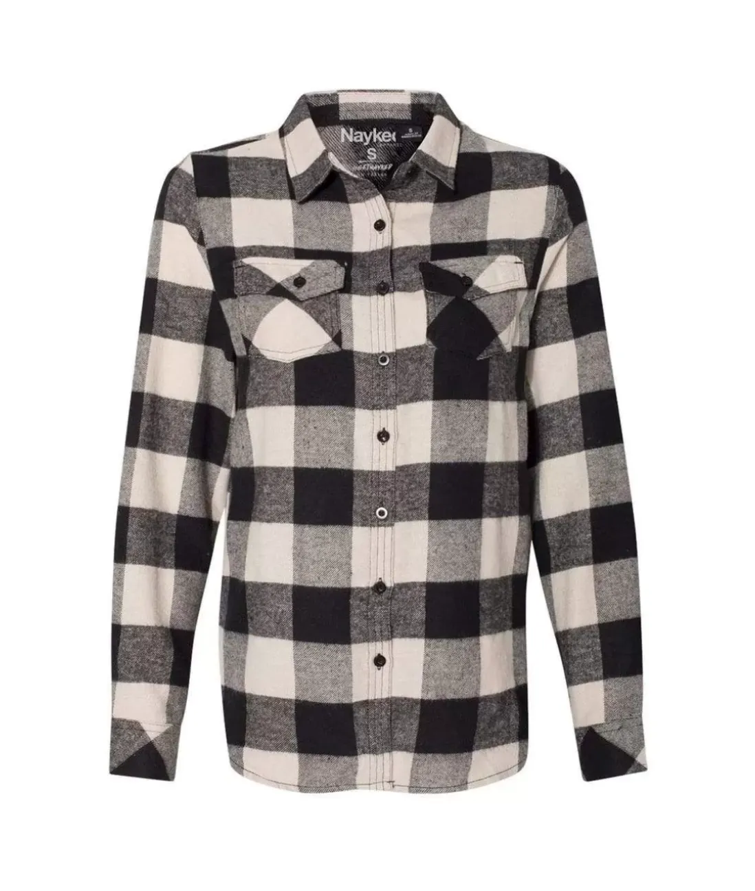 Women Nayked Apparel Tops>Women'S Ridiculously Soft Flannel Boyfriend Shirt