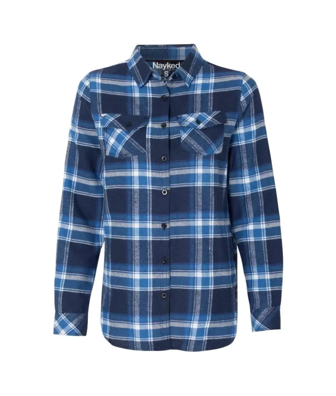 Women Nayked Apparel Tops>Women'S Ridiculously Soft Flannel Boyfriend Shirt