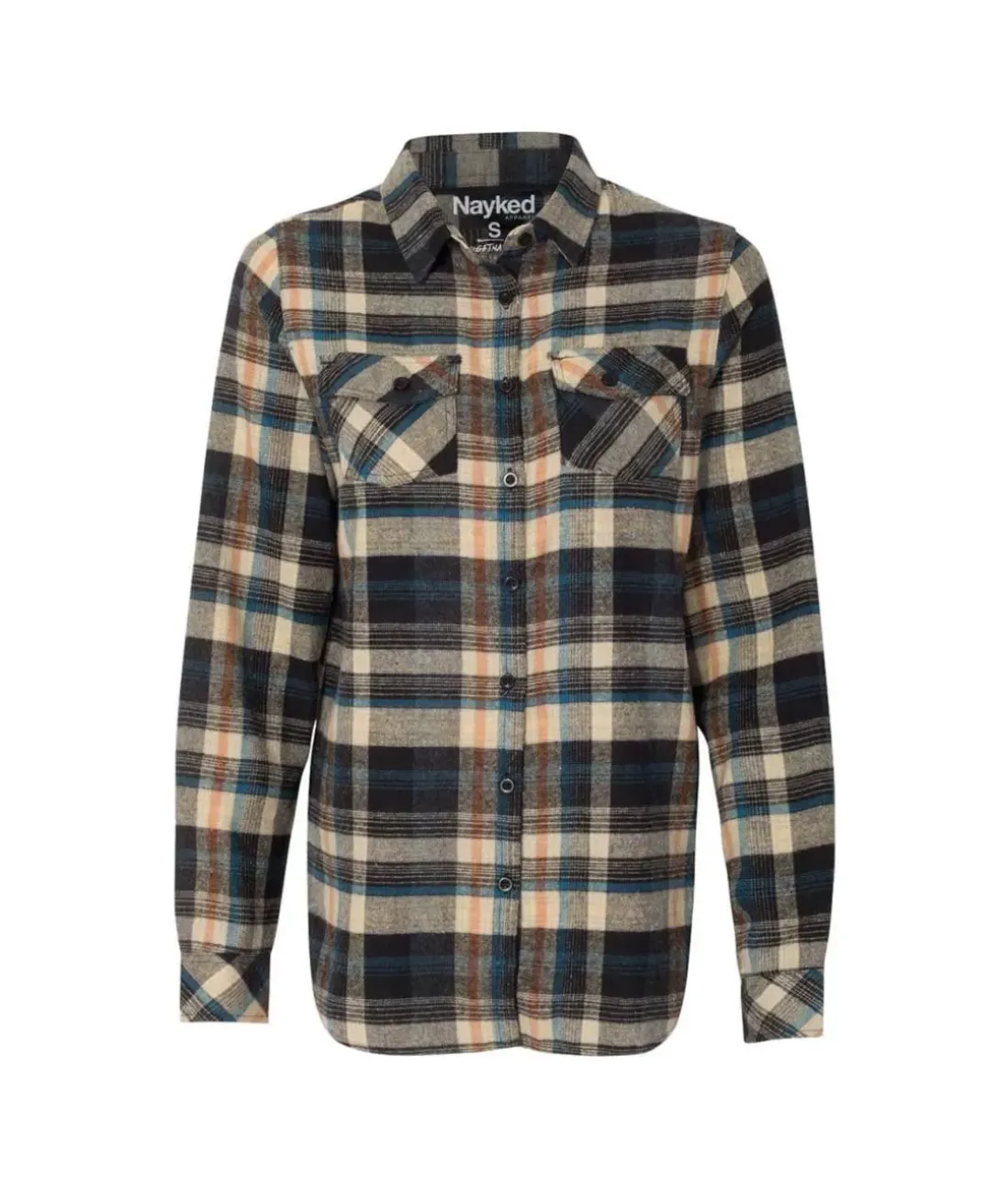 Women Nayked Apparel Tops>Women'S Ridiculously Soft Flannel Boyfriend Shirt