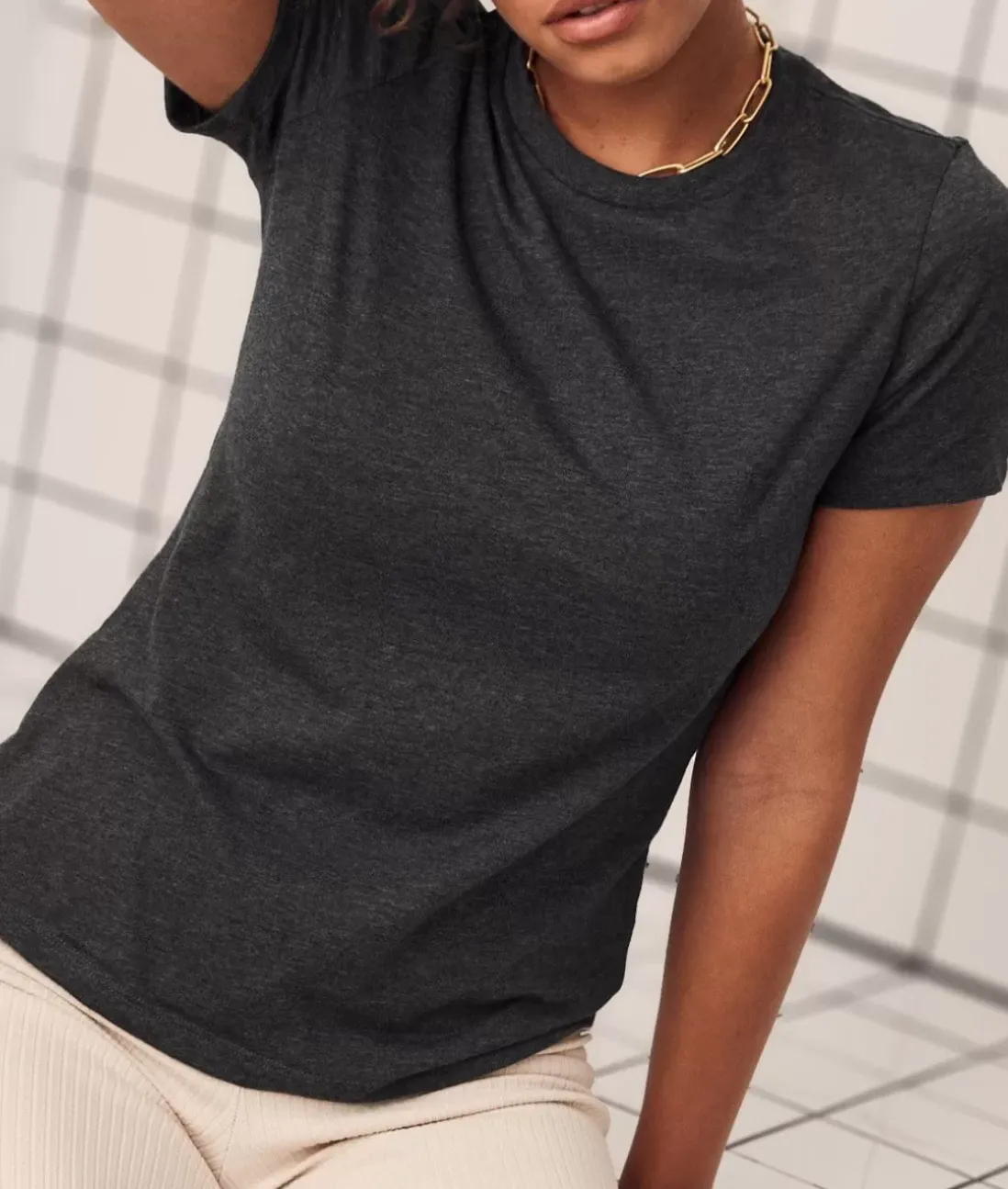 Women Nayked Apparel T-Shirts>Women'S Ridiculously Soft Relaxed Fit Midweight T-Shirt