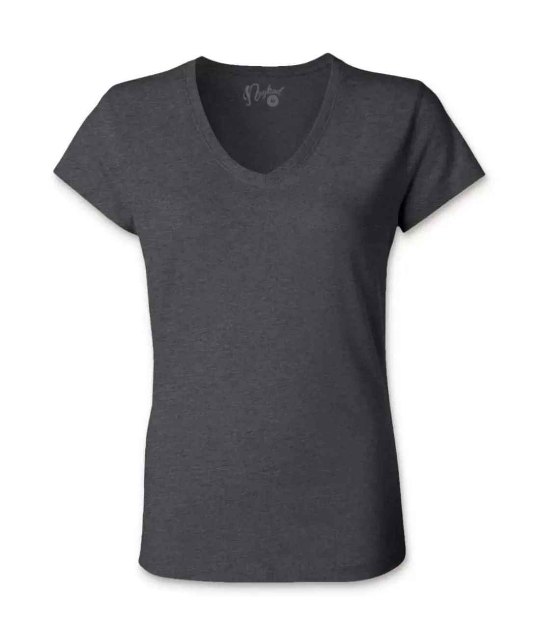 Women Nayked Apparel Tops>Women'S Ridiculously Soft 100% Cotton Fitted V-Neck T-Shirt