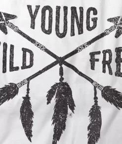 Women Nayked Apparel T-Shirts>Women'S Ridiculously Soft Lightweight Graphic Tee | Young Wild Free