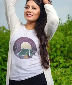 Women Nayked Apparel T-Shirts>Women'S Ridiculously Soft Graphic Tee | Campfire