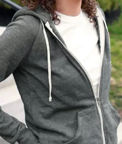 Women Nayked Apparel Hoodies & Sweatshirts>Women'S Ridiculously Soft Recycled Fleece Full-Zip Hoodie