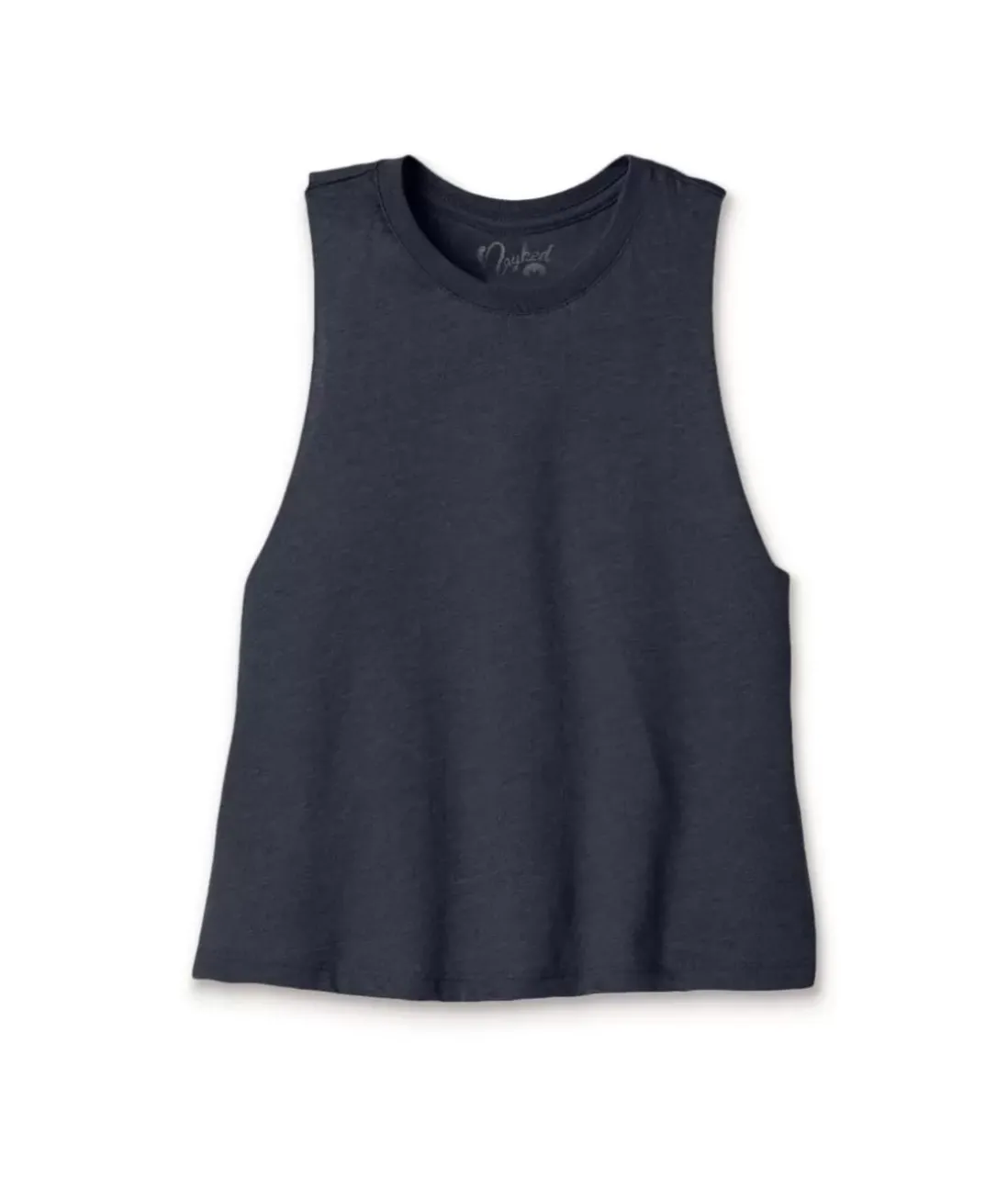 Women Nayked Apparel Tops>Women'S Ridiculously Soft Cropped Racerback Muscle Tank