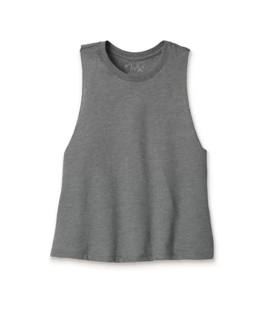 Women Nayked Apparel Tops>Women'S Ridiculously Soft Cropped Racerback Muscle Tank