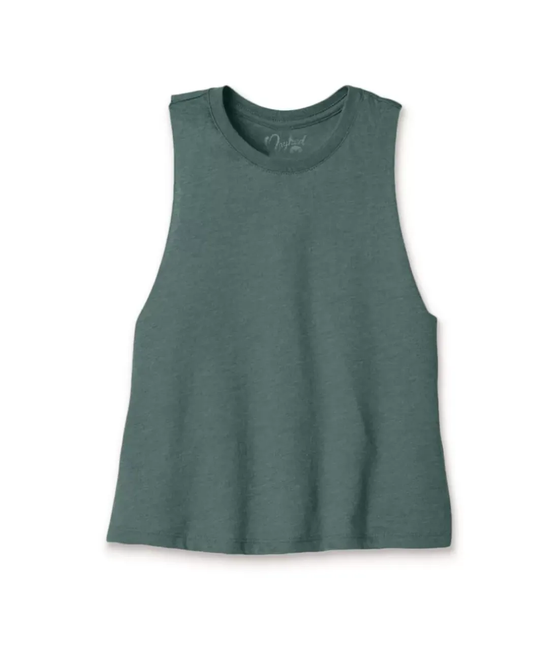 Women Nayked Apparel Tops>Women'S Ridiculously Soft Cropped Racerback Muscle Tank
