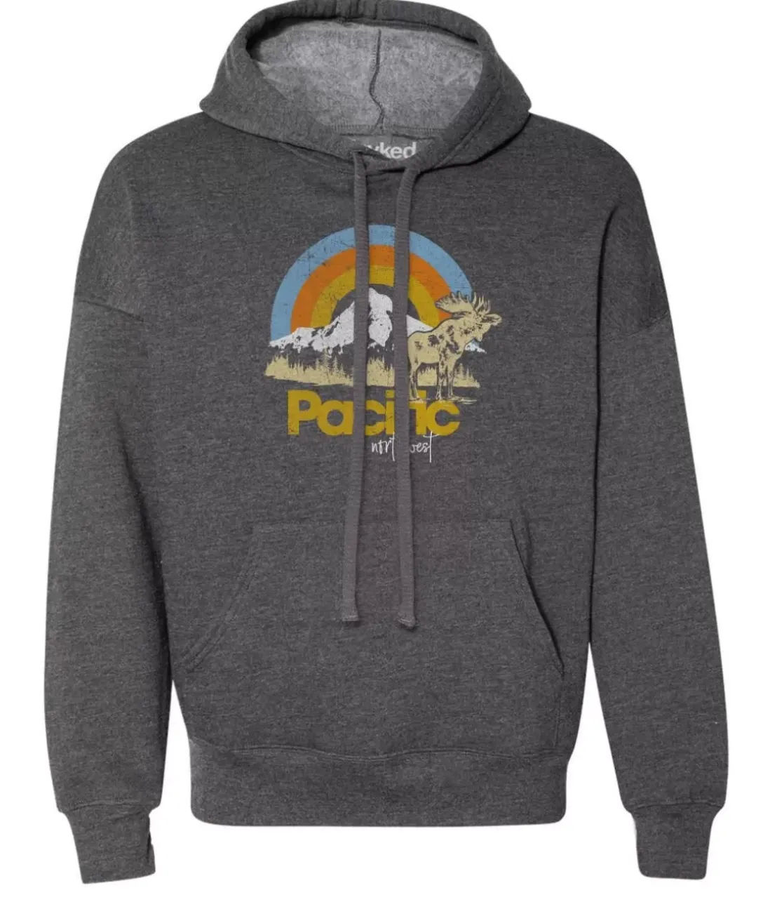 Women Nayked Apparel Hoodies & Sweatshirts>Women'S Ridiculously Soft Graphic Oversized Pullover Sweatshirt | Pacific Northwest