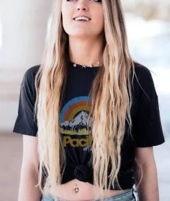 Women Nayked Apparel Tops>Women'S Ridiculously Soft Graphic Tee | Pacific Northwest