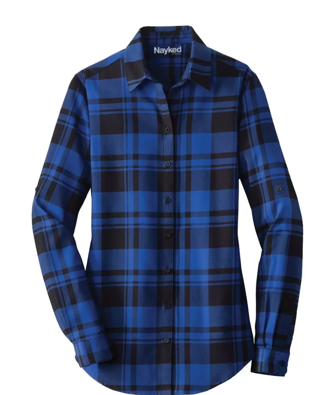 Women Nayked Apparel Tops>Women'S Ridiculously Soft Plaid Flannel Tunic Shirt
