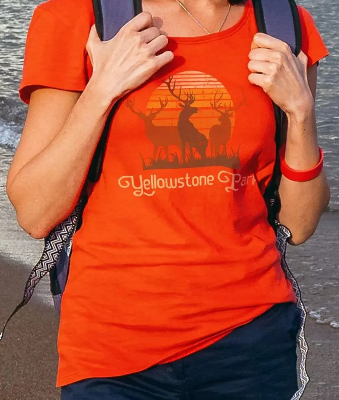 Women Nayked Apparel T-Shirts>Women'S Ridiculously Soft Graphic Tee | Yellowstone Park